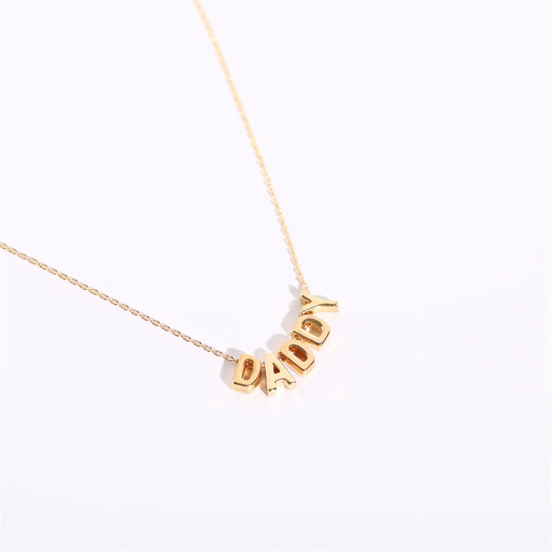 Wholesale Copper Alphabet Necklace